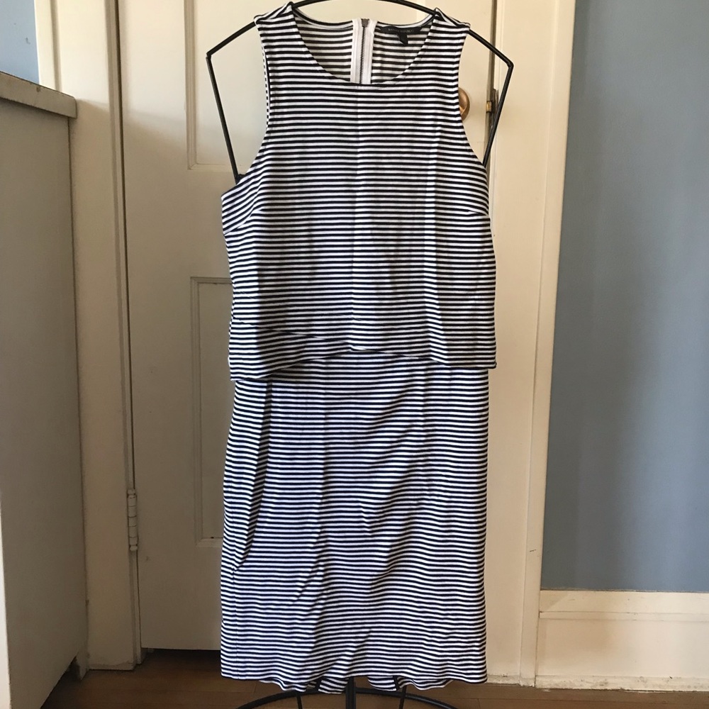 BR Stripe Top and Skirt Set